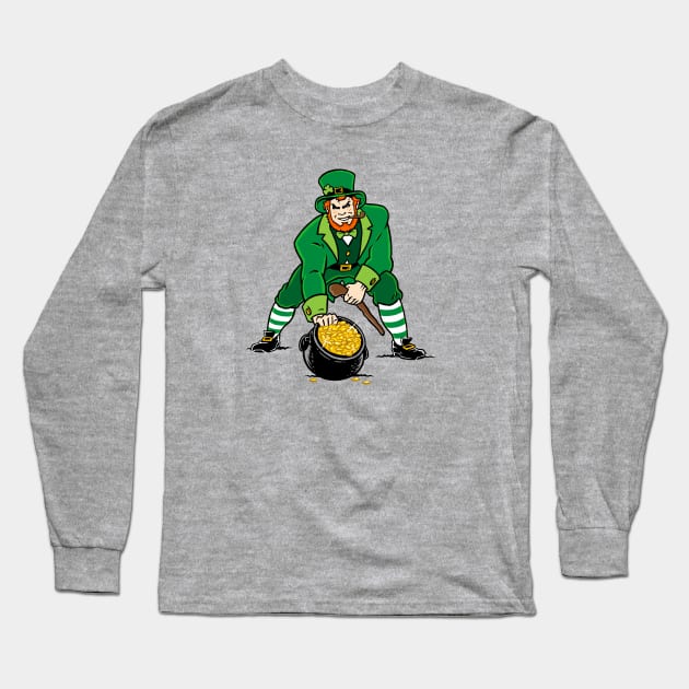 St. Patrick's Leprechaun Patriots Logo Long Sleeve T-Shirt by FRGStudios2020